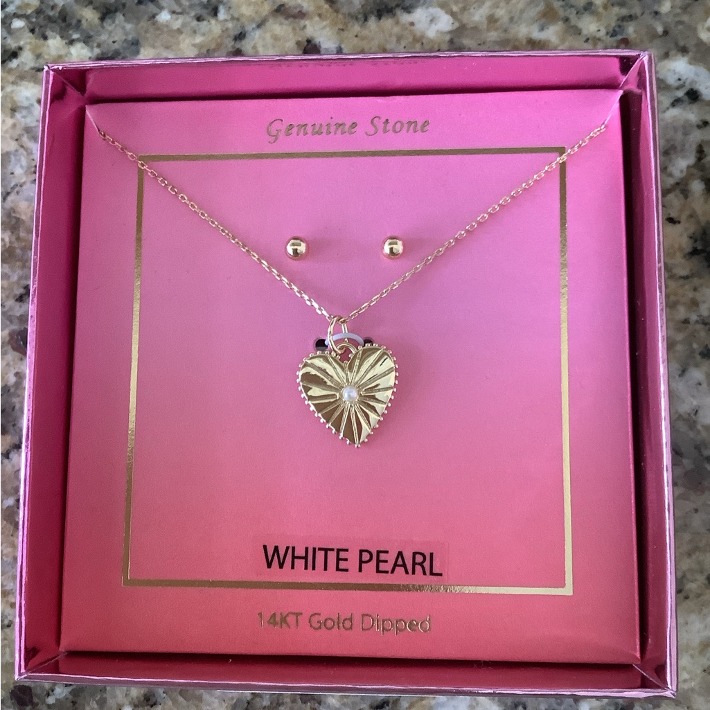 14 Kt Gold Dipped White Pearl Gold Necklace Collection With Minimalist Design